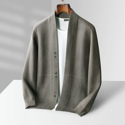 Wool mix cardigan with buttons