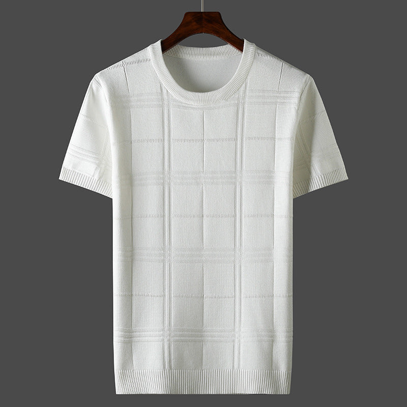 Urban Gents | Short sleeve knit sweater
