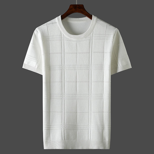 Urban Gents | Short sleeve knit sweater