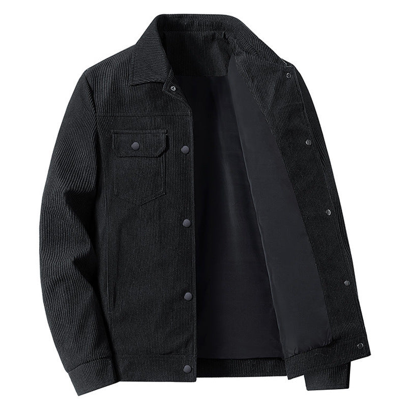 Corduroy Casual Autumn Winter Jacket