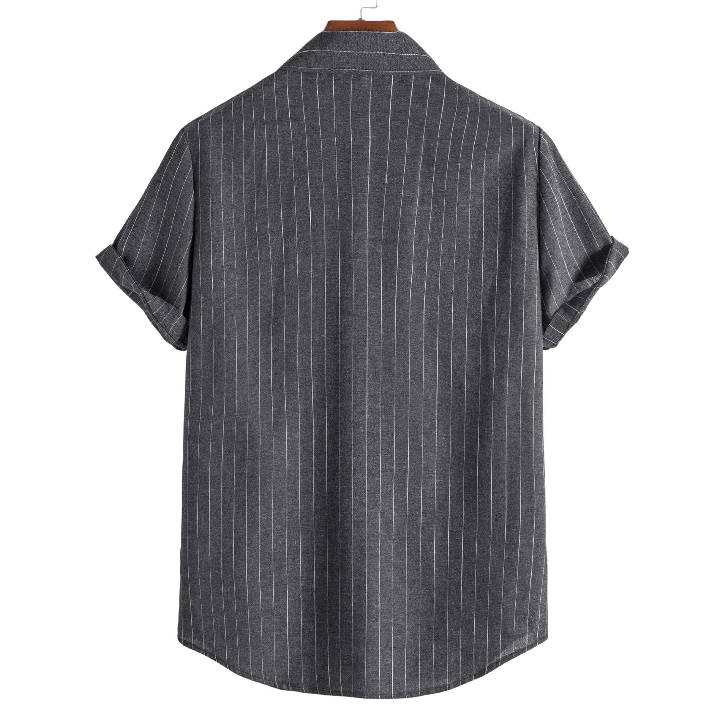 Men's Striped Short Sleeve Shirt