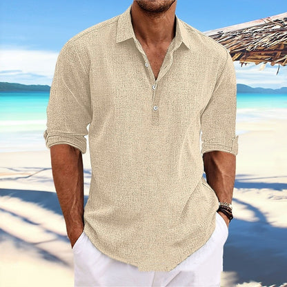 Hemp Long Sleeve Shirt for Men