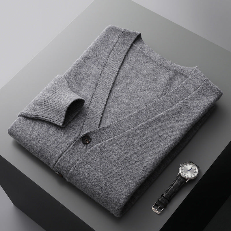 Urban Gents | V-Neck Wool Cardigan