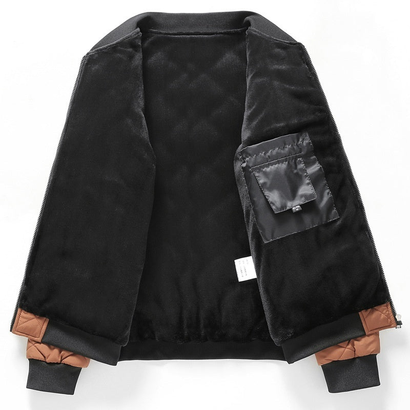 Urban Gents | Fleece-lined winter cotton jacket