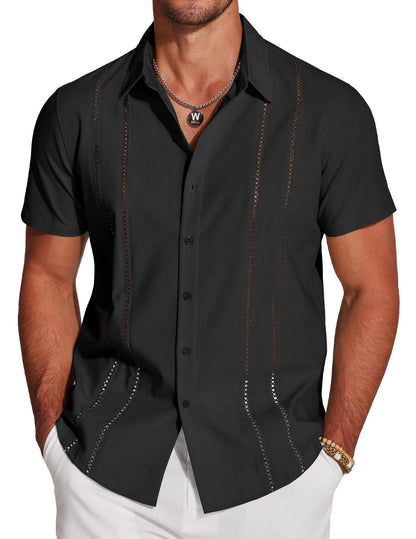 Urban Gents Short-Sleeve Hawaiian Shirt
