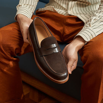 Business Casual Suede Loafers