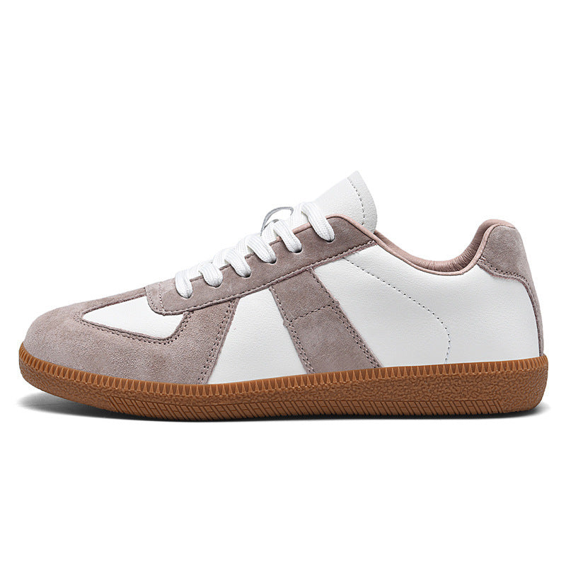 Retro Sneakers made of Canvas and Leather