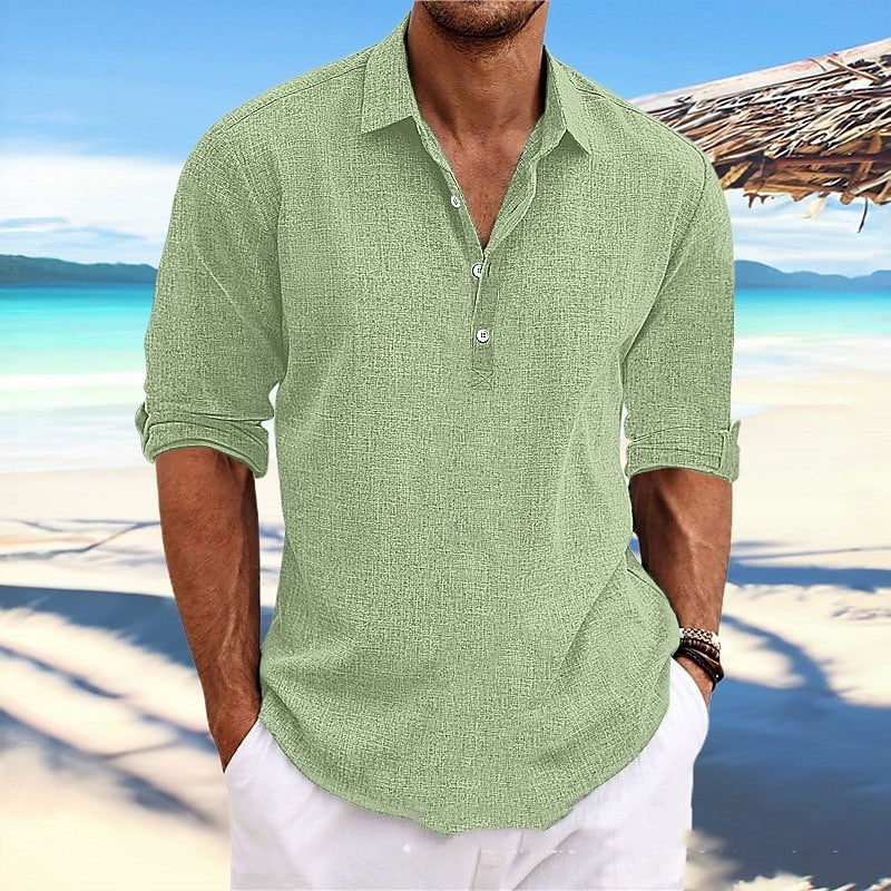 Hemp Long Sleeve Shirt for Men