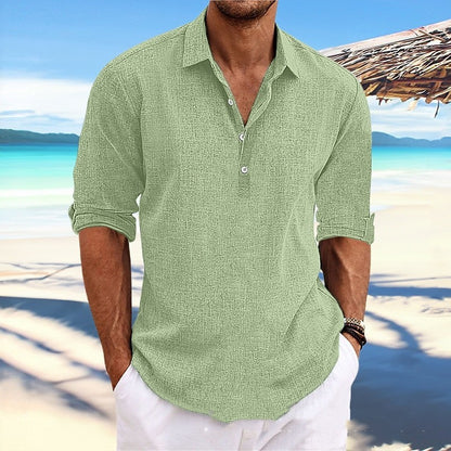 Hemp Long Sleeve Shirt for Men