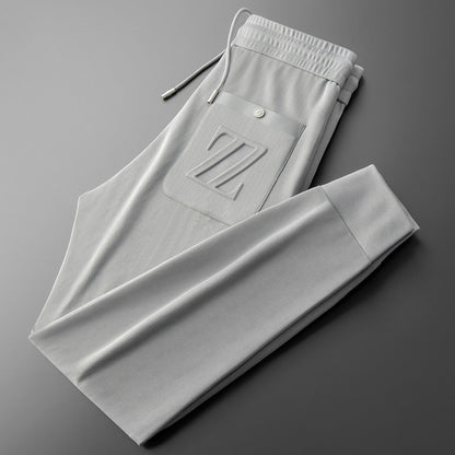 Urban Gents | Embroidered Sports Casual Pants