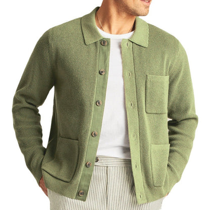 Trick Jacket with Shirt Collar