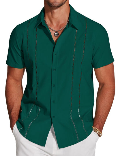 Urban Gents Short-Sleeve Hawaiian Shirt