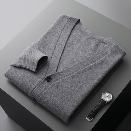 Urban Gents | V-Neck Wool Cardigan