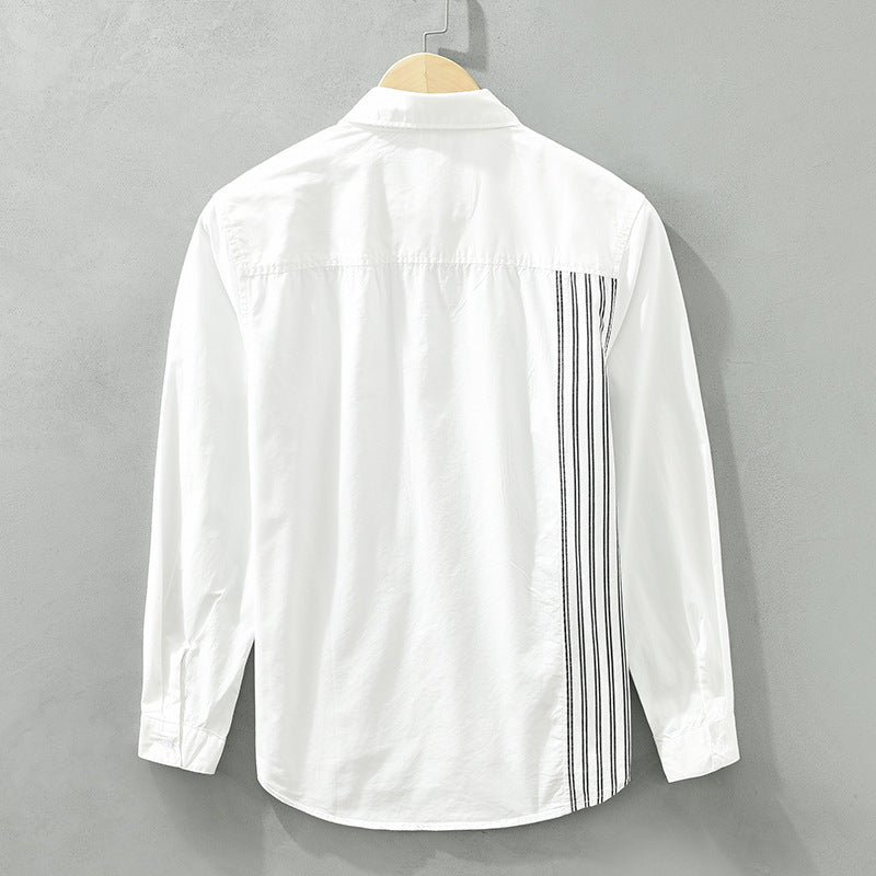 Urban Gents | Cotton Long-Sleeve Cardigan Shirt