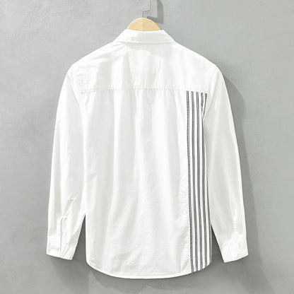 Urban Gents | Cotton Long-Sleeve Cardigan Shirt