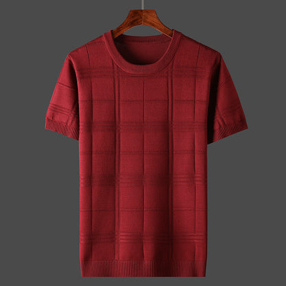 Urban Gents | Short sleeve knit sweater