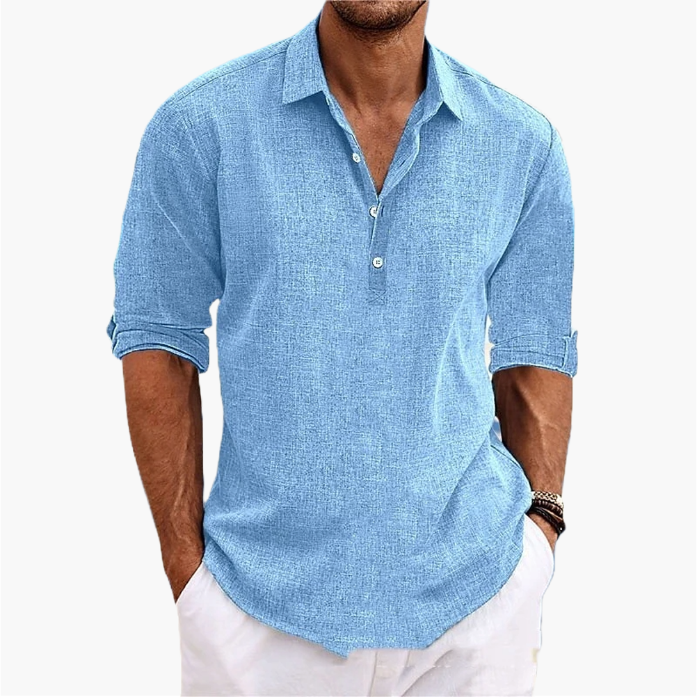 Hemp Long Sleeve Shirt for Men
