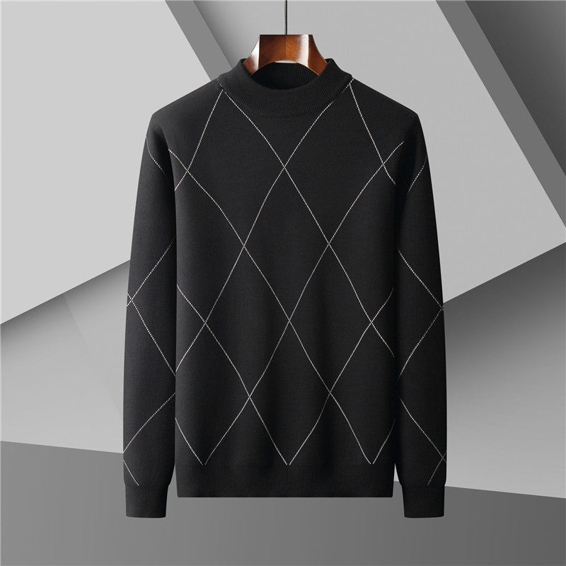 Men's Round Neck Warm Sweater