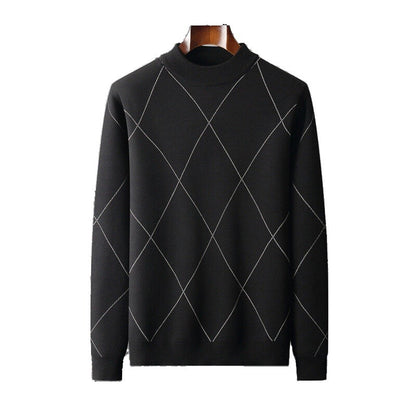 Men's Round Neck Warm Sweater