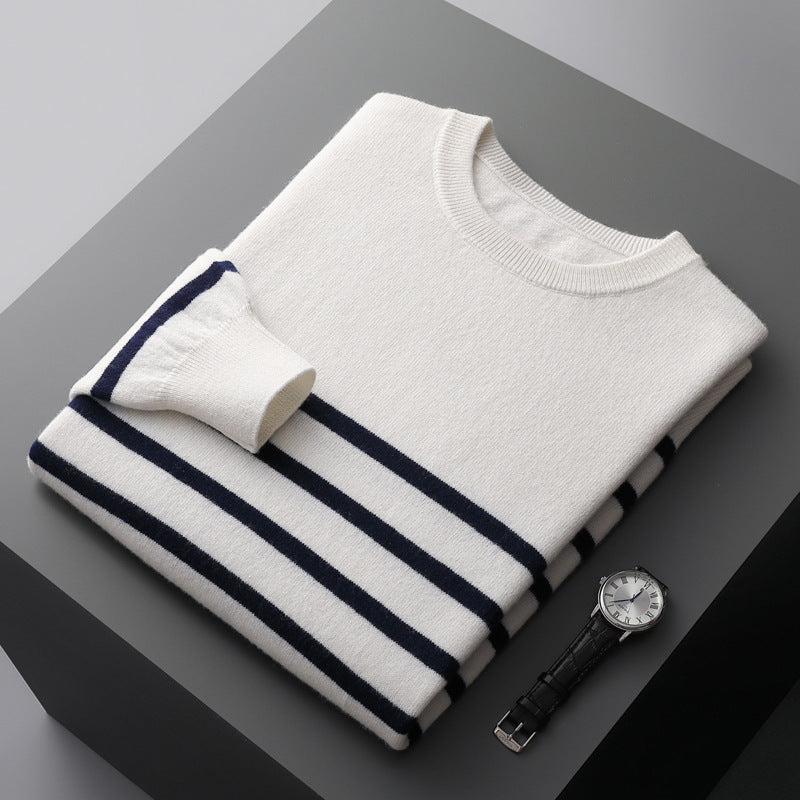 Urban Gents | Striped Round Neck Sweater