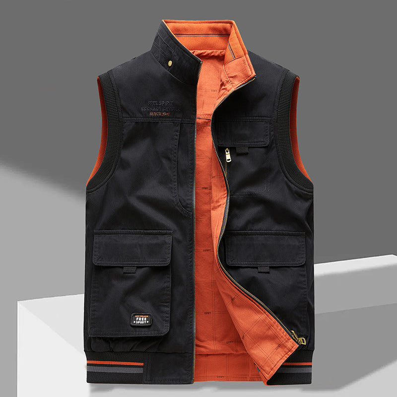 Urban Gents | Reversible Cotton Utility Vest