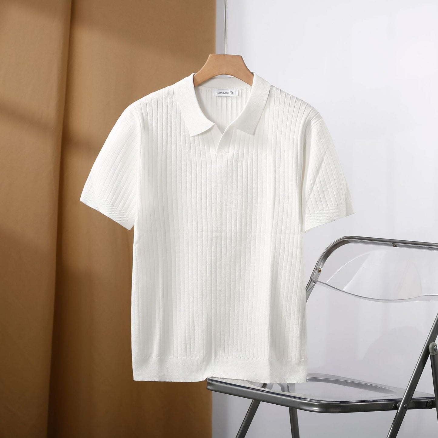 Premium Ribbed Polo Shirt