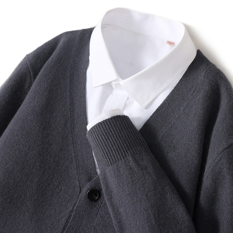 Urban Gents | V-Neck Wool Cardigan