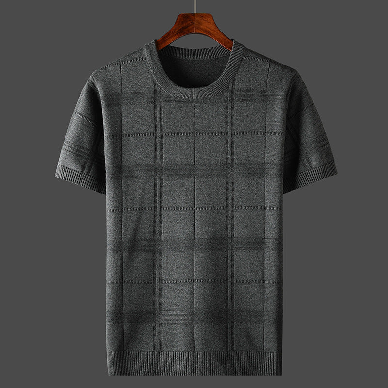 Urban Gents | Short sleeve knit sweater