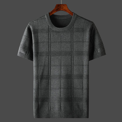 Urban Gents | Short sleeve knit sweater