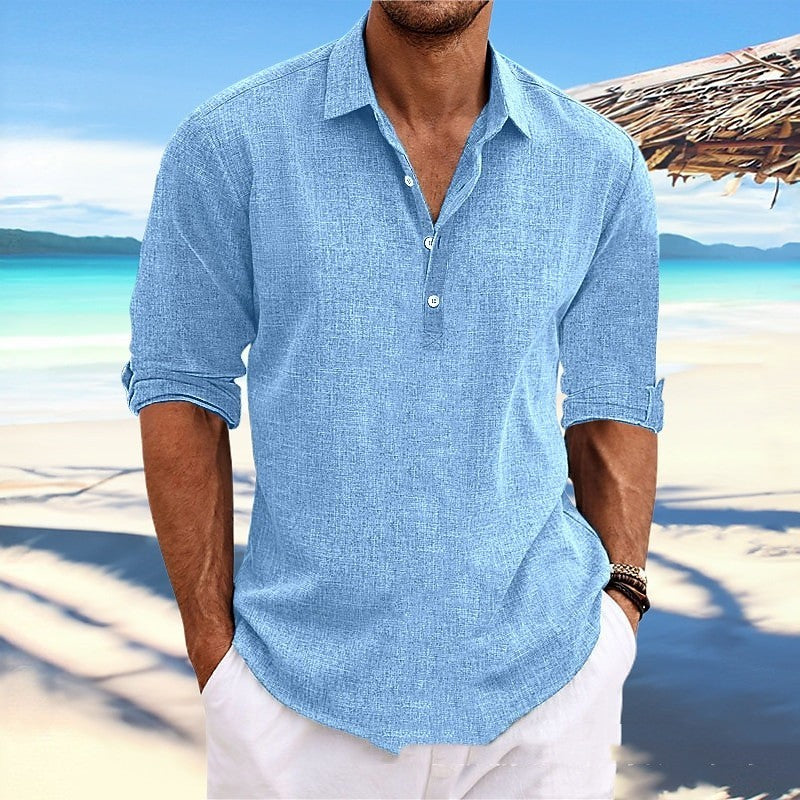 Hemp Long Sleeve Shirt for Men