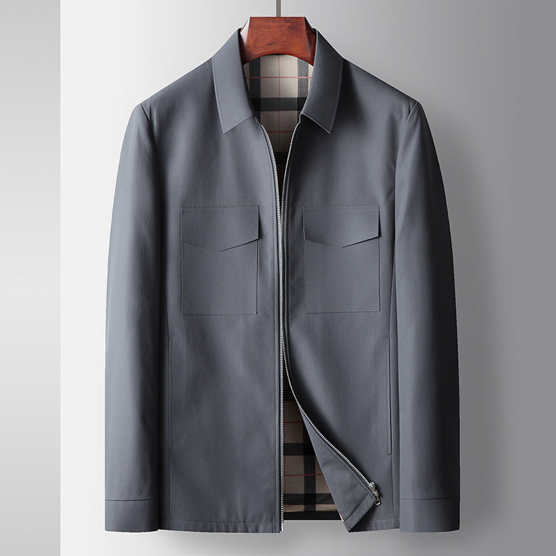 Urban Gents | Cargo Lapel Zip Jacket