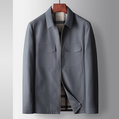 Urban Gents | Cargo Lapel Zip Jacket