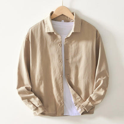 Urrban Gents Cotton Long Sleeve Cardigan Shirt