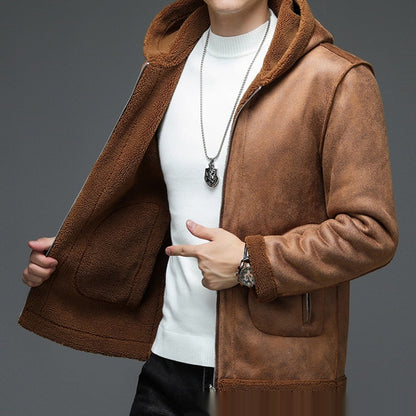 Double-Sided Fleece Lambswool Jacket