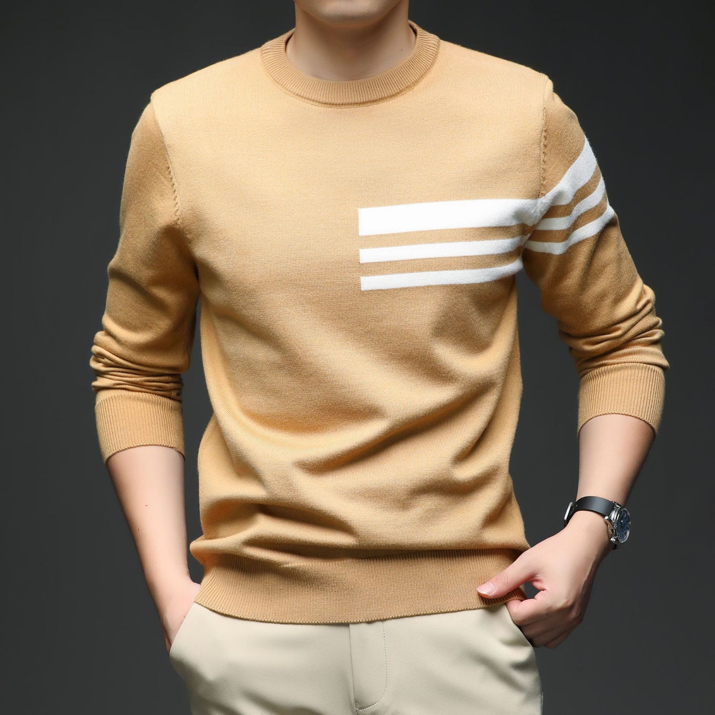 Knitted Casual Pullover Sweater