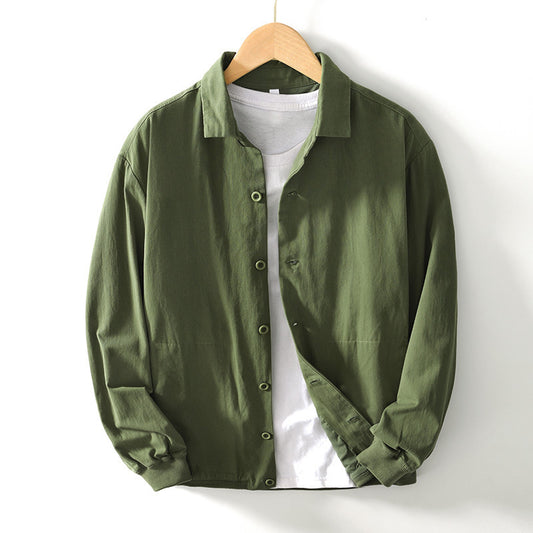 Urrban Gents Cotton Long Sleeve Cardigan Shirt