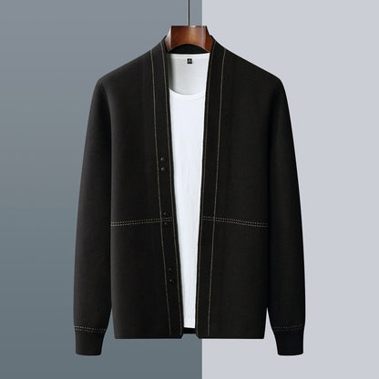 Wool mix cardigan with buttons