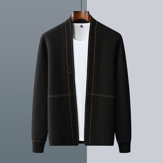 Wool mix cardigan with buttons