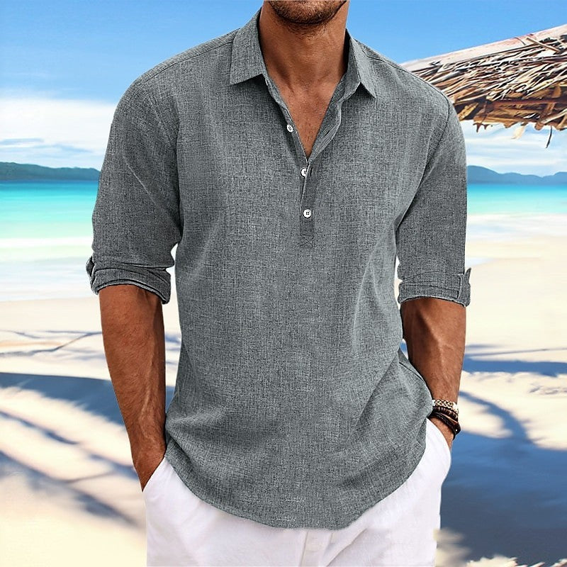 Hemp Long Sleeve Shirt for Men