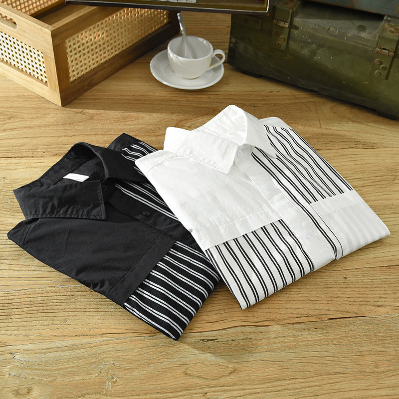 Urban Gents | Cotton Long-Sleeve Cardigan Shirt