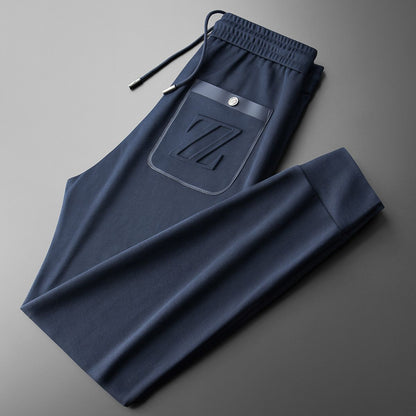 Urban Gents | Embroidered Sports Casual Pants