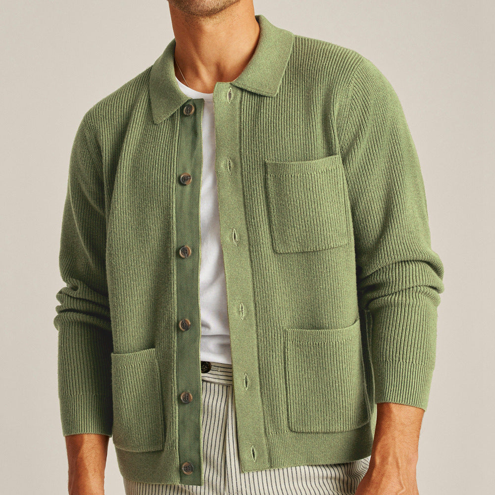 Trick Jacket with Shirt Collar