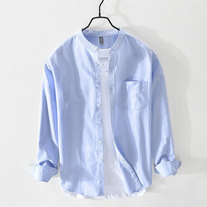 Urban Gents | Stand Collar Casual Shirt