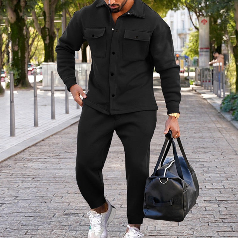 Suede Craft Two Piece Suit