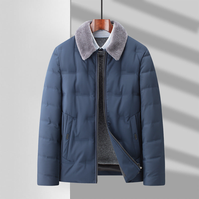Detachable Wool Lapel Business Jacket
