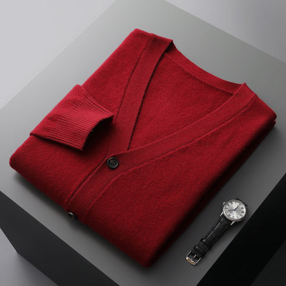 Urban Gents | V-Neck Wool Cardigan