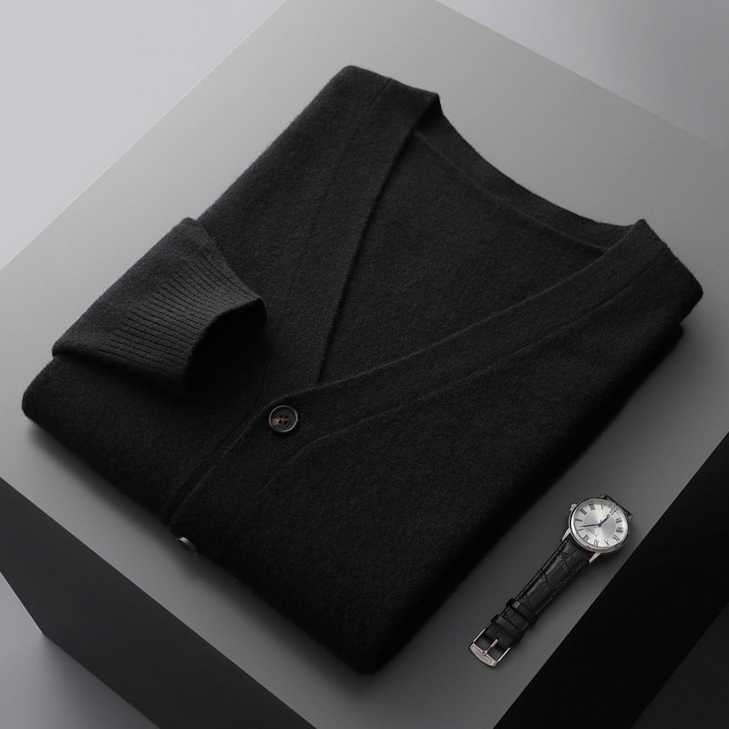 Urban Gents | V-Neck Wool Cardigan