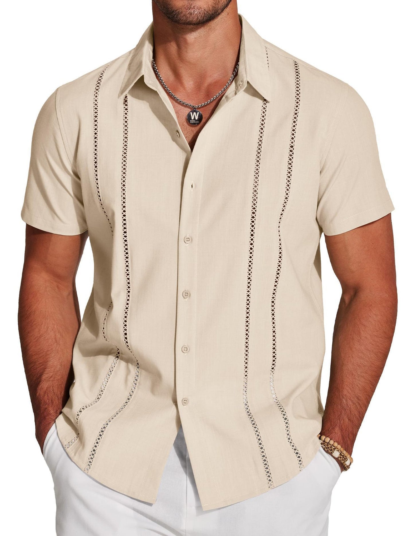 Urban Gents Short-Sleeve Hawaiian Shirt