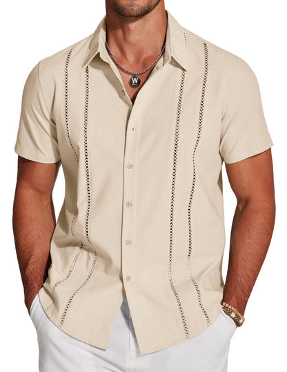 Urban Gents Short-Sleeve Hawaiian Shirt