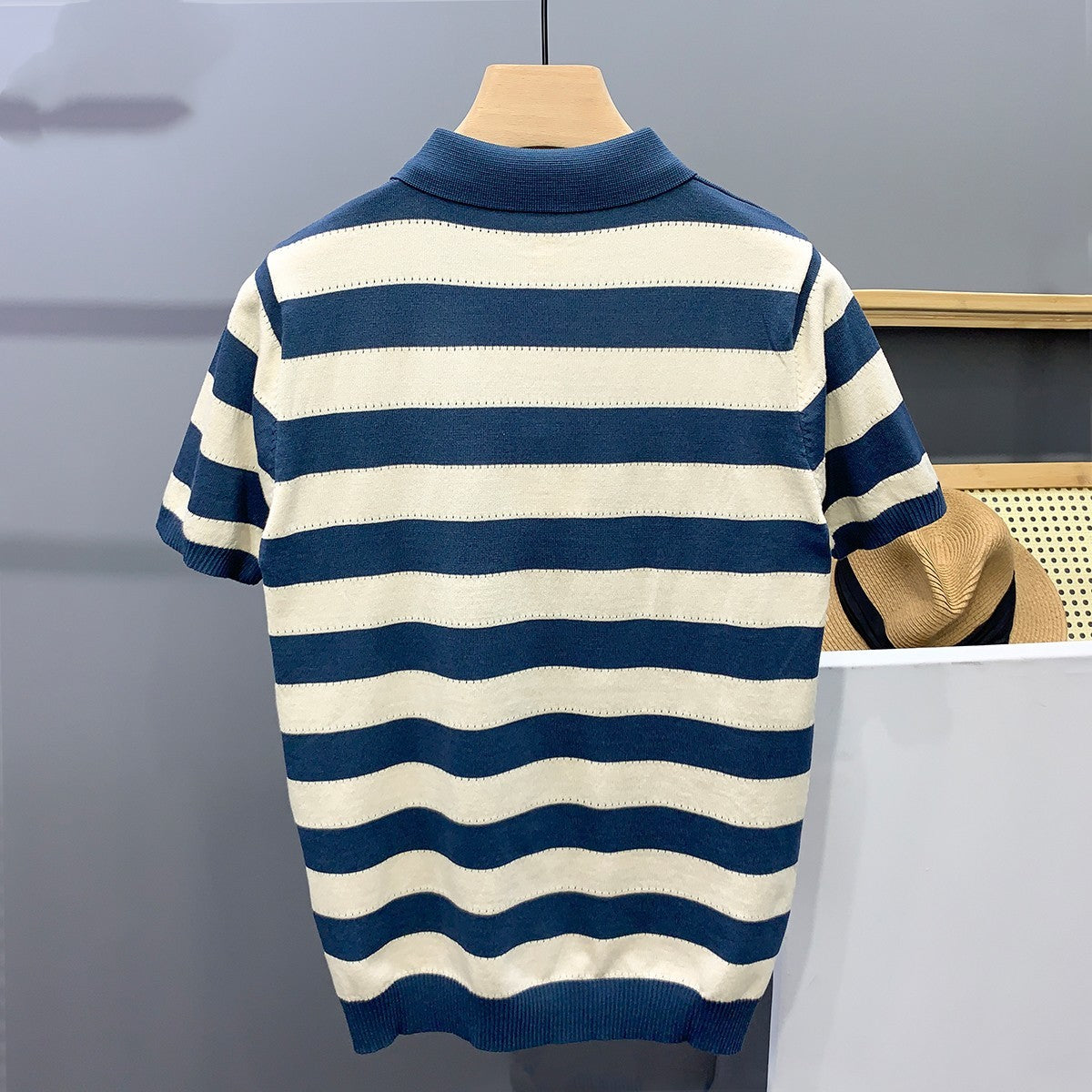 Urban Gents | Striped Ice Silk Polo
